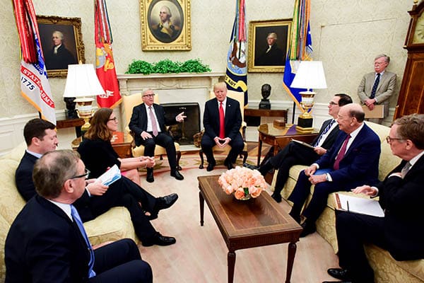 Jean-Claude Juncker, Donald trump